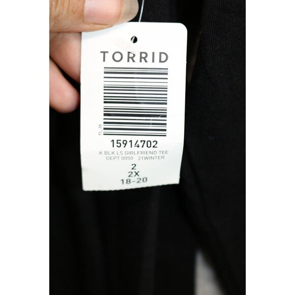 Torrid Classic Fit V-Neck Long Sleeve Tunic-Size 2X-New w/Tags - Picture 5 of 11